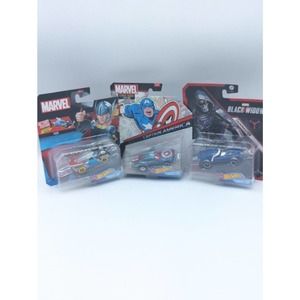 Hot Wheels Marvel Comics Character Cars Lot of 3